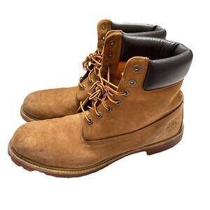 Timberland Boots Men's 13M Premium‎ 6-Inch Waterproof Leather Wheat Nubuck